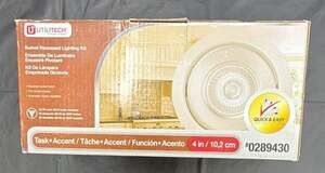 Utilitech Swivel Recessed Lighting Kit 4 in Brushed Nickel 0289430